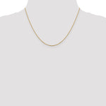 Leslie's 14K 1mm Diamond-Cut Open Long Link Cable Chain - 18 inch