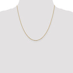 Leslie's 14K 1mm Diamond-Cut Open Long Link Cable Chain - 20 inch