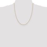 Leslie's 14K 1mm Diamond-Cut Open Long Link Cable Chain - 22 inch