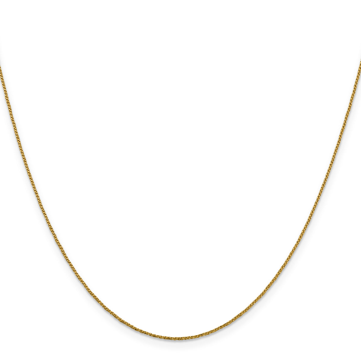 Leslie's 14K .9mm Diamond-Cut Twisted Box Chain - 16 inch