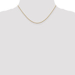 Leslie's 14K .9mm Diamond-Cut Twisted Box Chain - 16 inch