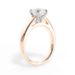 Adriana Cushion Cut Lab Grown Diamond 18Kt Rose Gold Engagement Ring - View 3