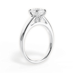 Adriana Cushion Cut Lab Grown Diamond 18Kt White Gold Engagement Ring - View 3