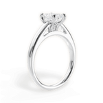 Adriana Emerald Cut Lab Grown Diamond 14Kt White Gold Engagement Ring - View 3