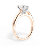 Adriana Heart Cut Lab Grown Diamond 18Kt Rose Gold Engagement Ring - View 2