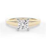 Adriana Princess Cut Lab Grown Diamond 18Kt Yellow Gold Engagement Ring