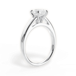 Adriana Pear Cut Lab Grown Diamond 18Kt White Gold Engagement Ring - View 3