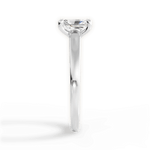 Adriana Radiant Cut Lab Grown Diamond 14Kt White Gold Engagement Ring - View 3
