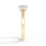 Anna Asscher Cut Lab Grown Diamond 18Kt Yellow Gold Engagement Ring - View 3