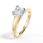 Anna Asscher Cut Lab Grown Diamond 18Kt Yellow Gold Engagement Ring - View 4