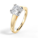 Anna Cushion Cut Lab Grown Diamond 18Kt Yellow Gold Engagement Ring - View 4