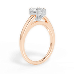 Anna Heart Cut Lab Grown Diamond 18Kt Rose Gold Engagement Ring - View 2