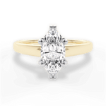 Anna Marquise Cut Lab Grown Diamond 18Kt Yellow Gold Engagement Ring