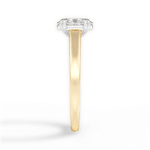 Anna Oval Cut Lab Grown Diamond 18Kt Yellow Gold Engagement Ring - View 2