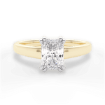 Anna Radiant Cut Lab Grown Diamond 18Kt Yellow Gold Engagement Ring