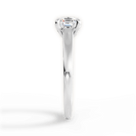 Bethany Asscher Cut Lab Grown Diamond 14Kt White Gold Engagement Ring - View 2