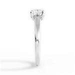 Bethany Cushion Cut Lab Grown Diamond 18Kt White Gold Engagement Ring - View 2