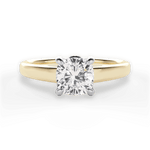 Bethany Cushion Cut Lab Grown Diamond 18Kt Yellow Gold Engagement Ring