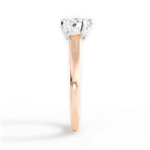 Bethany Heart Cut Lab Grown Diamond 18Kt Rose Gold Engagement Ring - View 4