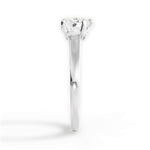 Bethany Heart Cut Lab Grown Diamond Platinum Engagement Ring - View 3
