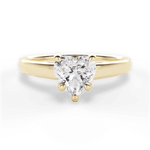 Cheryl Heart Cut Lab Grown Diamond 18Kt Yellow Gold Engagement Ring
