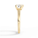 Cheryl Heart Cut Lab Grown Diamond 18Kt Yellow Gold Engagement Ring - View 2