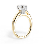 Bethany Heart Cut Lab Grown Diamond 18Kt Yellow Gold Engagement Ring - View 3