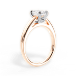 Bethany Marquise Cut Lab Grown Diamond 18Kt Rose Gold Engagement Ring - View 4
