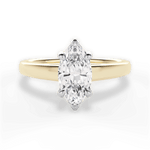 Bethany Marquise Cut Lab Grown Diamond 18Kt Yellow Gold Engagement Ring