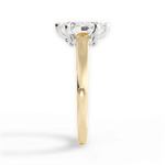 Bethany Marquise Cut Lab Grown Diamond 18Kt Yellow Gold Engagement Ring - View 2
