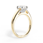 Bethany Oval Cut Lab Grown Diamond 18Kt Yellow Gold Engagement Ring - View 2