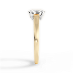 Bethany Oval Cut Lab Grown Diamond 18Kt Yellow Gold Engagement Ring - View 3