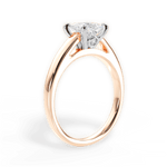 Bethany Princess Cut Lab Grown Diamond 18Kt Rose Gold Engagement Ring - View 4