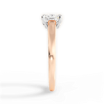 Bethany Princess Cut Lab Grown Diamond 18Kt Rose Gold Engagement Ring - View 2