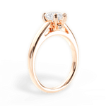 Cheryl Pear Cut Lab Grown Diamond 18Kt Rose Gold Engagement Ring - View 3