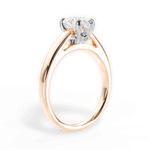 Bethany Pear Cut Lab Grown Diamond 18Kt Rose Gold Engagement Ring - View 3