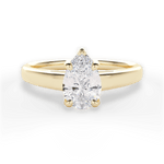Cheryl Pear Cut Lab Grown Diamond 18Kt Yellow Gold Engagement Ring