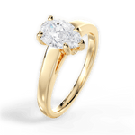 Cheryl Pear Cut Lab Grown Diamond 18Kt Yellow Gold Engagement Ring - View 2