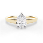 Bethany Pear Cut Lab Grown Diamond 18Kt Yellow Gold Engagement Ring