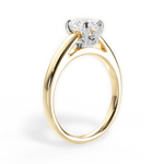 Bethany Pear Cut Lab Grown Diamond 18Kt Yellow Gold Engagement Ring - View 2