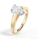 Bethany Pear Cut Lab Grown Diamond 18Kt Yellow Gold Engagement Ring - View 4