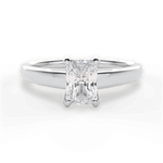 Bethany Radiant Cut Lab Grown Diamond 14Kt White Gold Engagement Ring