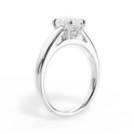 Bethany Radiant Cut Lab Grown Diamond 14Kt White Gold Engagement Ring - View 2