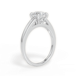 Bethany Round Cut Lab Grown Diamond 18Kt White Gold Engagement Ring - View 3