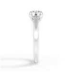 Bethany Round Cut Lab Grown Diamond Platinum Engagement Ring - View 2