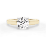 Bethany Round Cut Lab Grown Diamond 18Kt Yellow Gold Engagement Ring