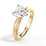 Amy Heart Cut Lab Grown Diamond 18Kt Yellow Gold Engagement Ring - View 4