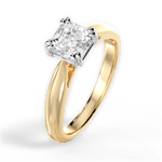 Camila Asscher Cut Lab Grown Diamond 18Kt Yellow Gold Engagement Ring - View 4