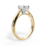 Camila Emerald Cut Lab Grown Diamond 18Kt Yellow Gold Engagement Ring - View 3