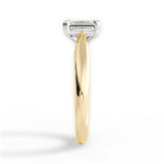 Camila Emerald Cut Lab Grown Diamond 18Kt Yellow Gold Engagement Ring - View 4